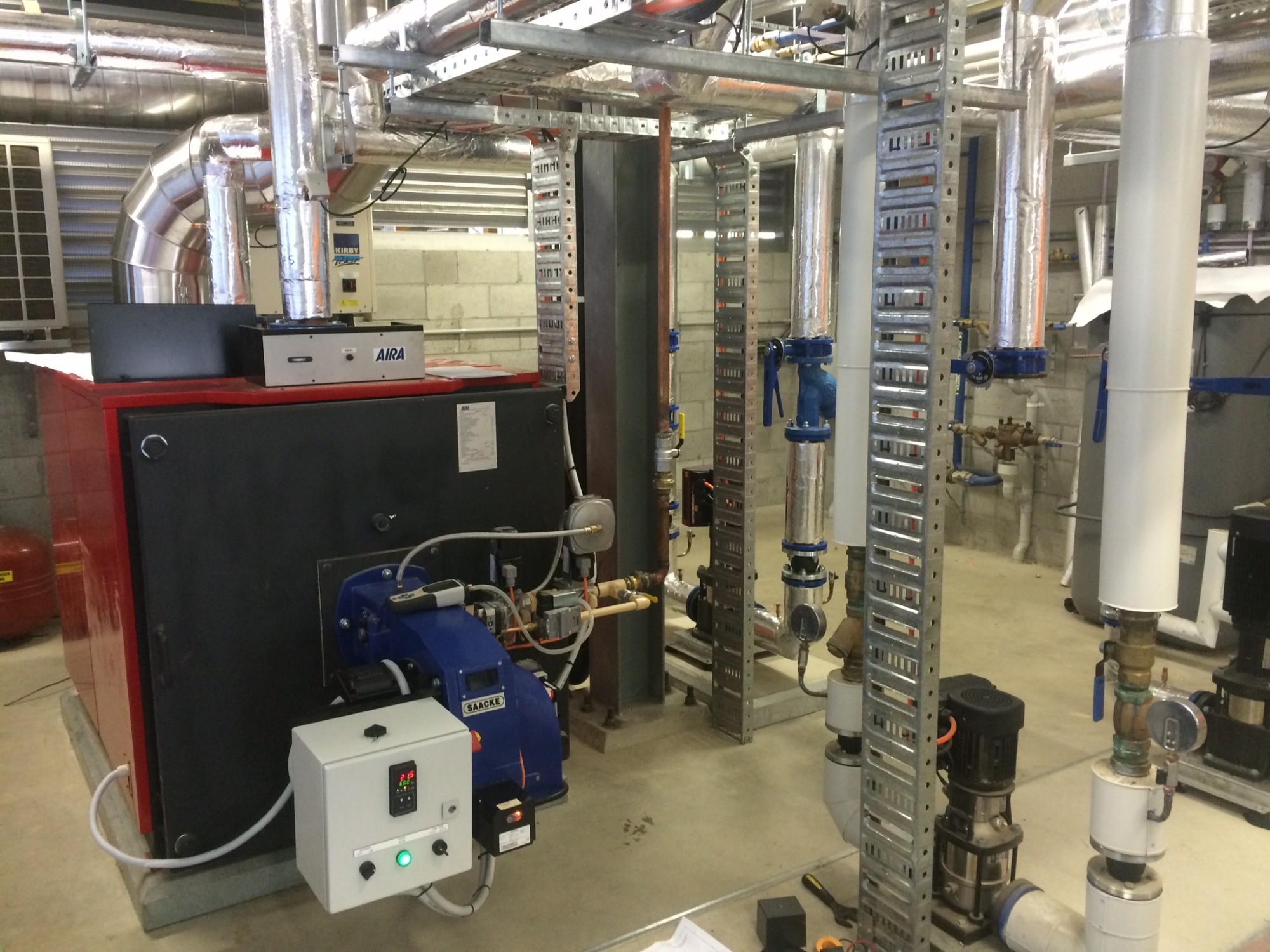 New England Uni Boiler Commissioning Armidale